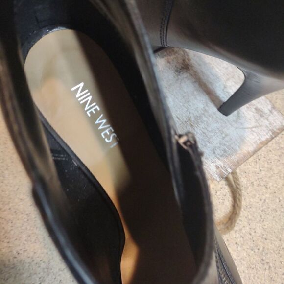 Vintage Nine West Leather Heels Size 10 4.5" - Picture 6 of 8